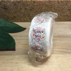 500 pcs Floral "Thank You" Stickers